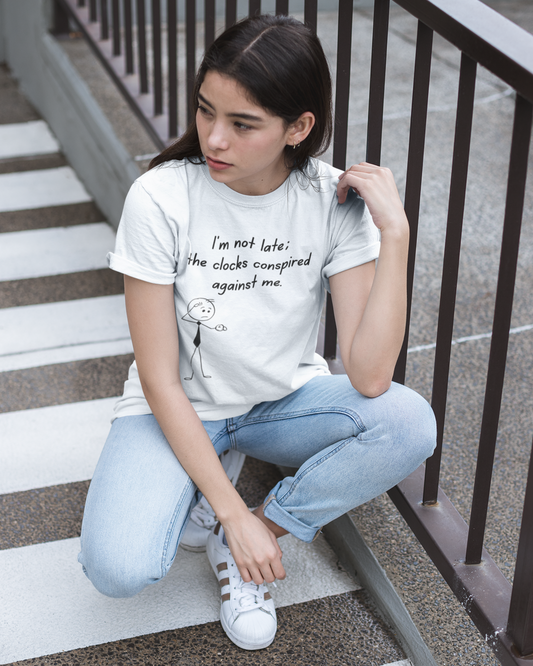 I'm Not Late... (Adult Unisex T-shirt)